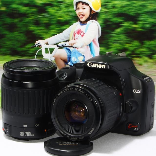 キヤノン Canon X2 ダブルレンズセット [981] EOS Kiss X2
