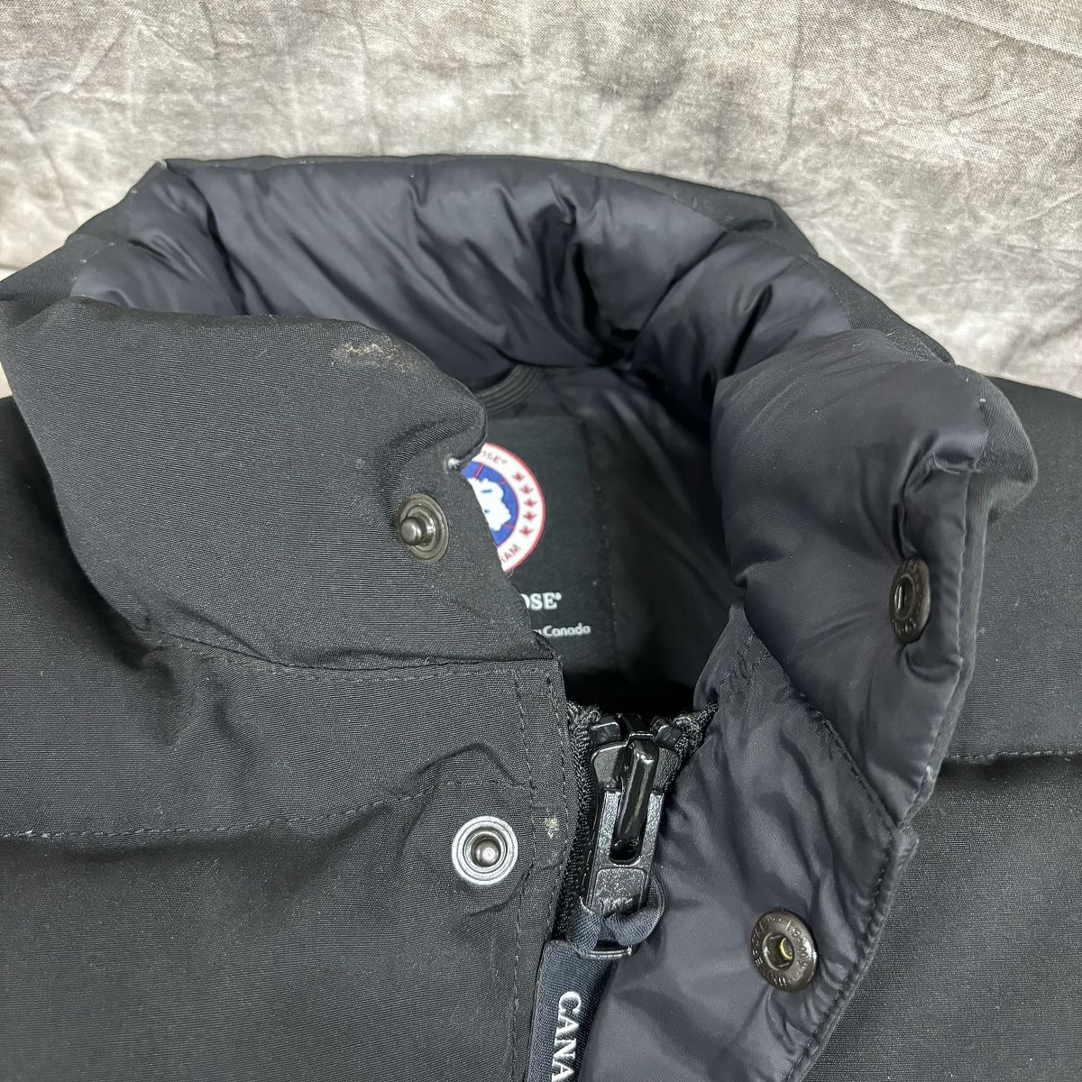 【JPタグ】CANADA GOOSE/カナダグース Windsor Vest/ウィンザーダウンベスト 4131JM/ブラック/S