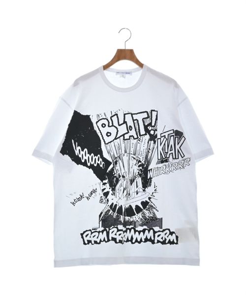 新品 コム デ ギャルソン シャツ 日本未発売 Blatプリント Tシャツ L