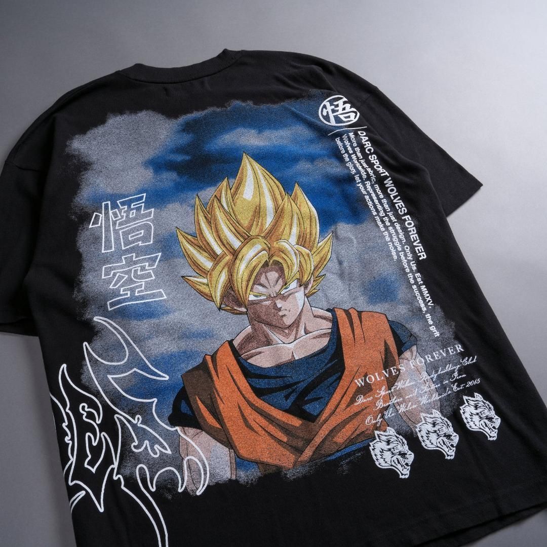 新品 ダルクスポーツ ドラゴンボール ゴクウ オーバーサイズ Tシャツ 