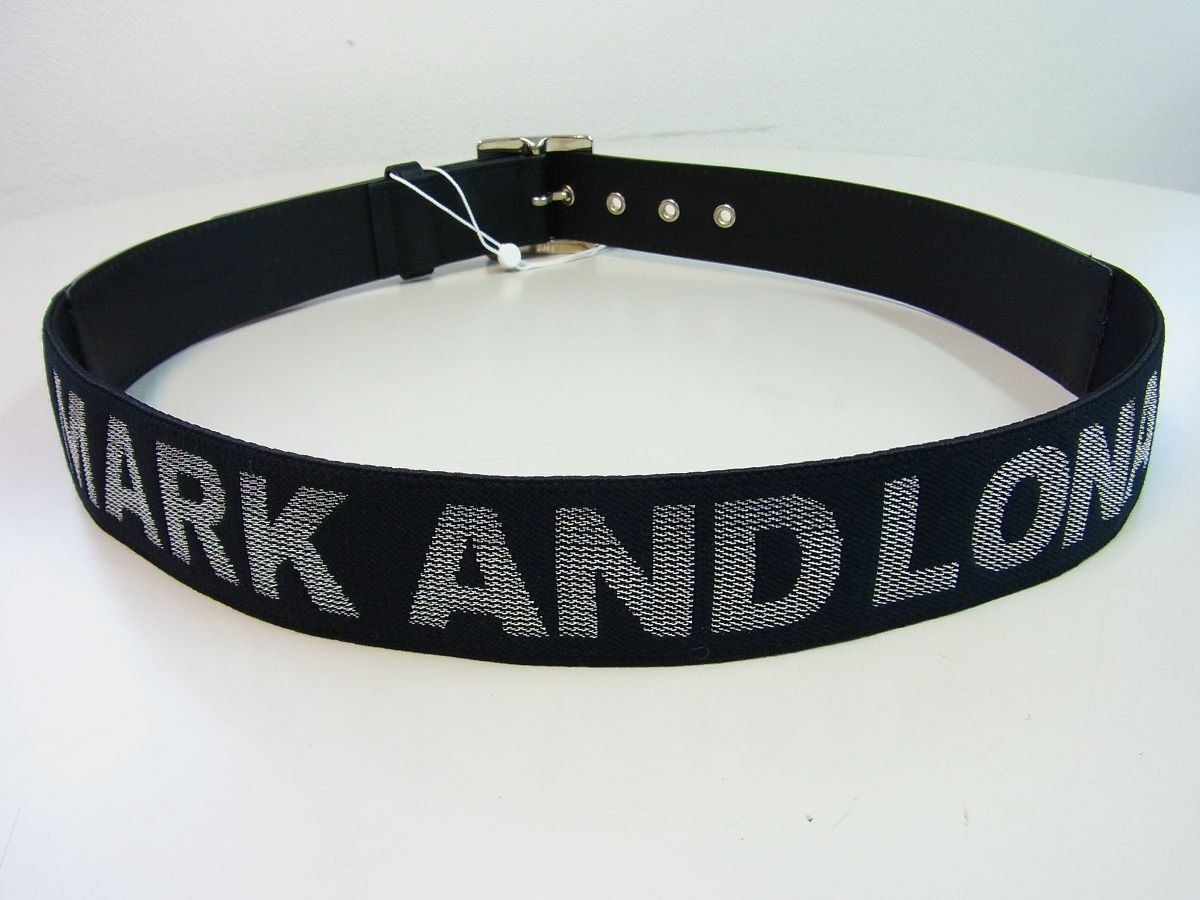 正規品☆MARK&LONA マーク&ロナ☆Vector pin Belt 全面ロゴ