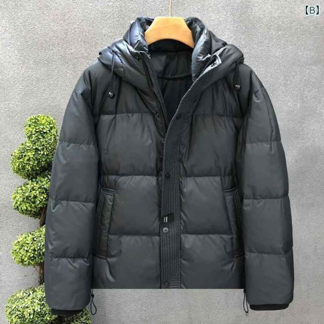 秋冬 コーデ メンズ 服 シンプル ファッション オシャレ 大人 かっこいい 大きいサイズ ストリート 紳士服 シンプル フード付き ダウン ジャケット アウター 暖かい トップス KANDAIZUMI_COM