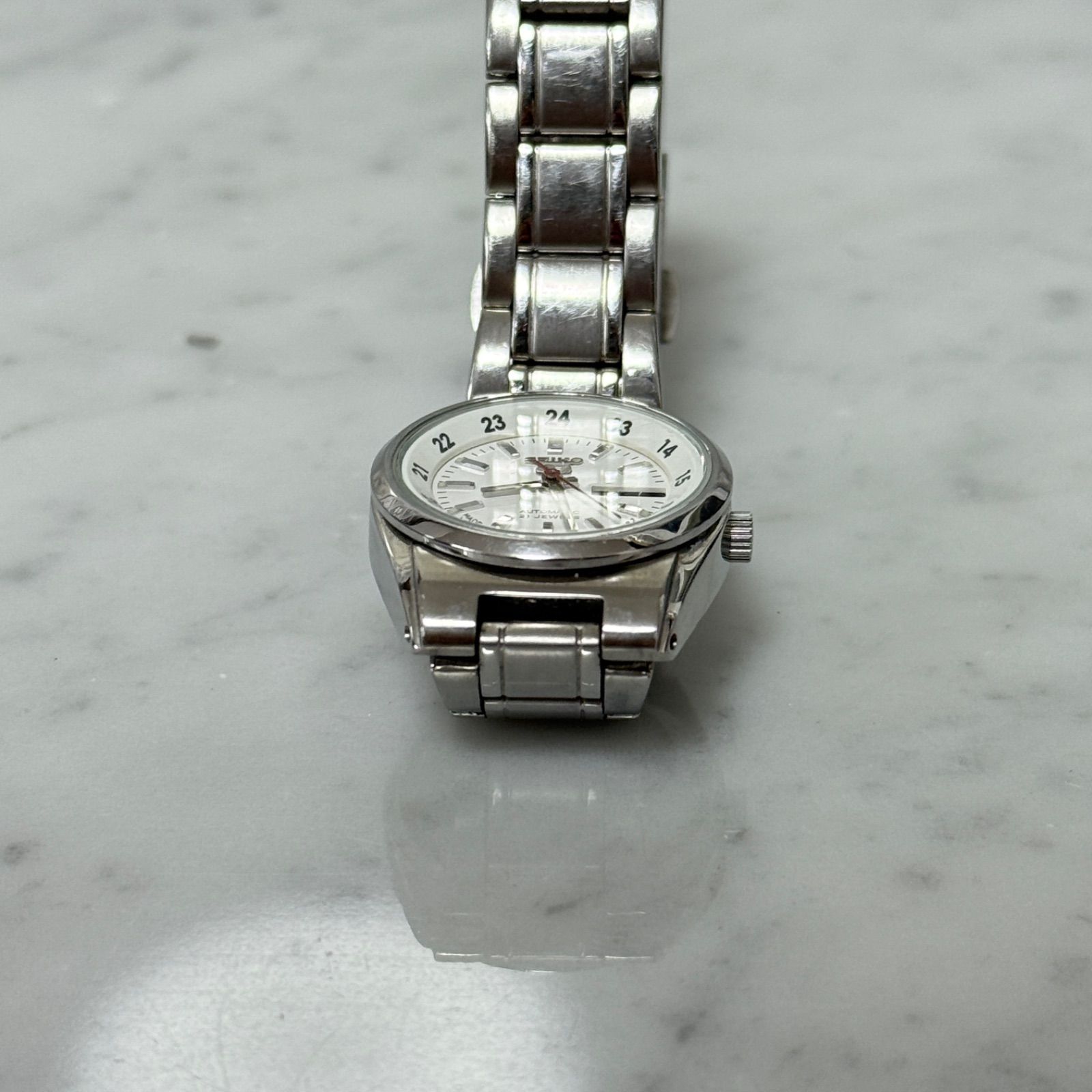 稼動品 MADE iN JAPAN SEIKO セイコー5 自動巻き時計 レディース 日本 