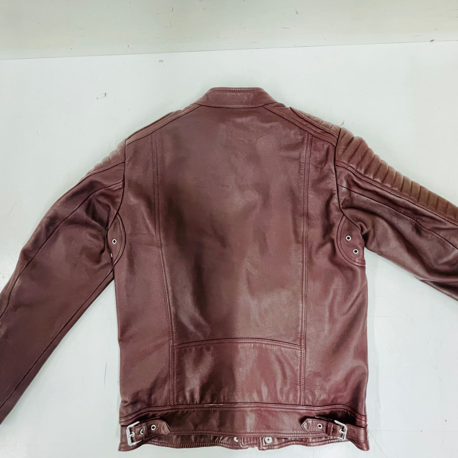 DIESEL ディーゼル 羊革ラムレザー　シングルライダース DIESEL ディーゼル 羊革 革ジャン シングルライダース ラムレザー