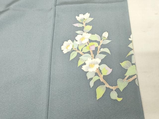 平和屋着物○本加賀友禅作家 星野高志 訪問着 枝花文 正絹 逸品 未使用