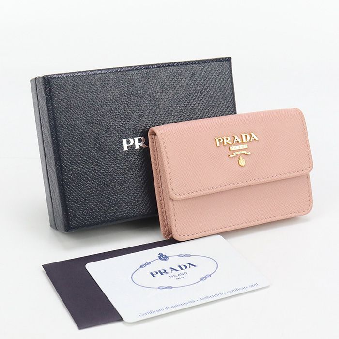 PRADA プラダ サフィアーノレザー カードケース 1M0881 QWA F0615 名刺入れ レザー レディース