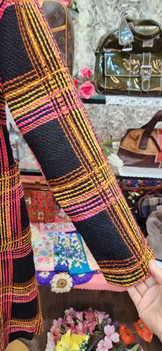 ツイード オーダーメイド ロングコート 55 NICORILABO_COM