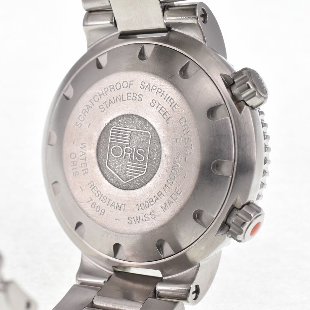 オリス ORIS 643 7609 8454M TT1 ダイバー 1000m防水 スモール 