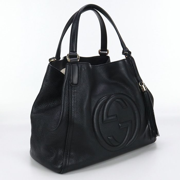 GUCCI グッチ トートバッグ ソーホー 282309 トートバッグ レザー【中古】 レディース - メルカリ