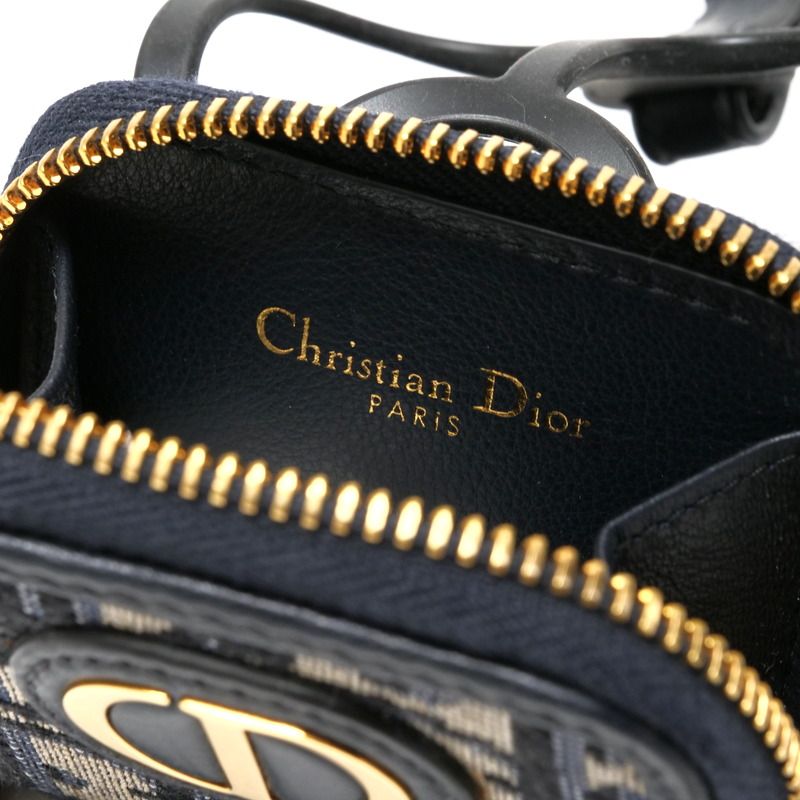 Christian Dior - ■美品■Christian Dior クリスチャンディオール ポーチ 30 モンテーニュ オブリーク CDロゴ テックホルダー フォンホルダー ジャガード イタリア製 ブランド古着【中古】20240815/RA0873 □美品□Christian Dior クリスチャンディオール ポーチ 30