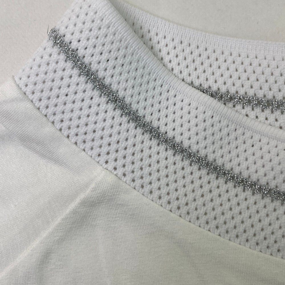 サイズ：0 MASTER BUNNY EDITION マスターバニーエディション 2023年モデル ハイネック 半袖Tシャツ  ホワイト系 [240101499667] ゴルフウェア レディース ストスト 中古 レディース マスターバニーエディション MASTER BUNNY