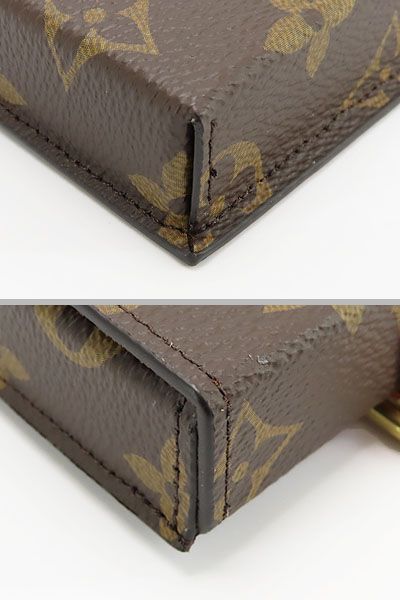 ルイヴィトン　ボックス フォンケース　モノグラム　レザー　茶色　M68523 楽天市場】LOUIS VUITTON ルイ ヴィトン モノグラム ボックス