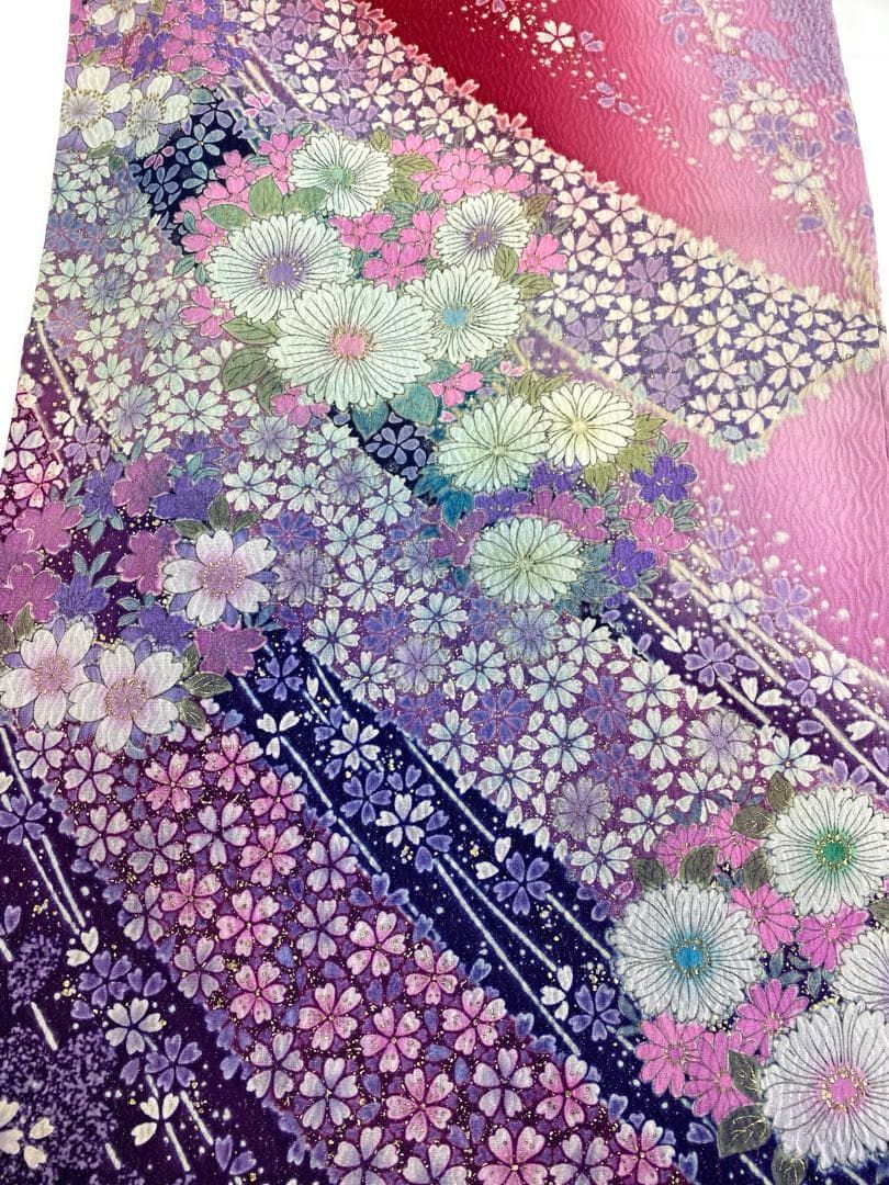 別注 辻村寿三郎 ジュサブロー 振袖 松坂屋 銀駒 金彩 銀彩 正絹 躾糸付き 別注 辻村寿三郎 ジュサブロー 振袖 松坂屋 銀駒 金彩 銀彩 正絹 躾糸