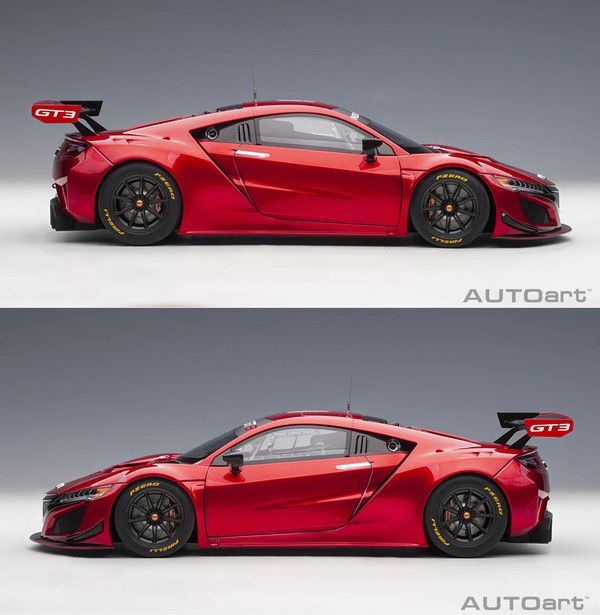 新品 AUTOart 1/18 ホンダ NSX GT3 2018 ハイパー・レッド 完成