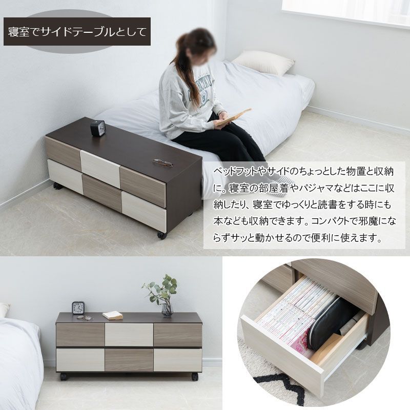 幅104.5 奥行39 高さ42cm クローゼットチェスト 2段 完成品 スライドレール付き 幅104.5-2段 タンス 衣類収納 クローゼット 洋服ダンス 衣類 収納家具 大川家具 洋ダンス ローチェスト USTAUSTRALIA_COM_AU