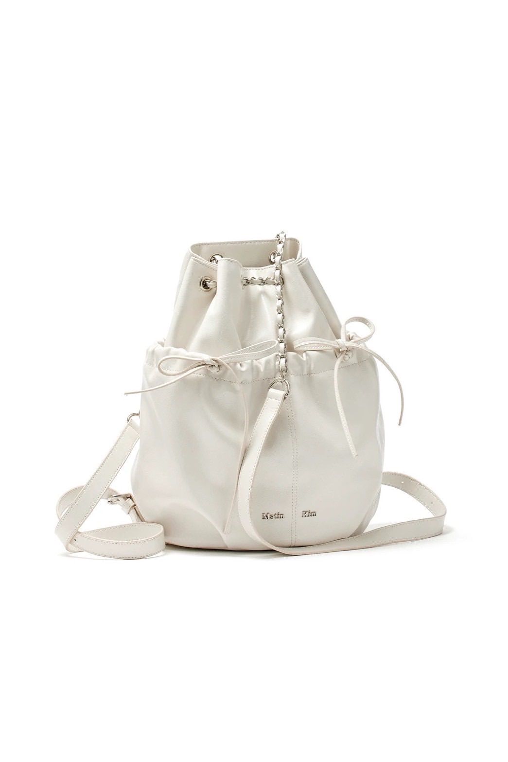 Matin Kim☆DRAW STRING RIBBON BACK PACK Matin Kim】DRAW STRING RIBBON BACK PACK (Matin Kim/バック