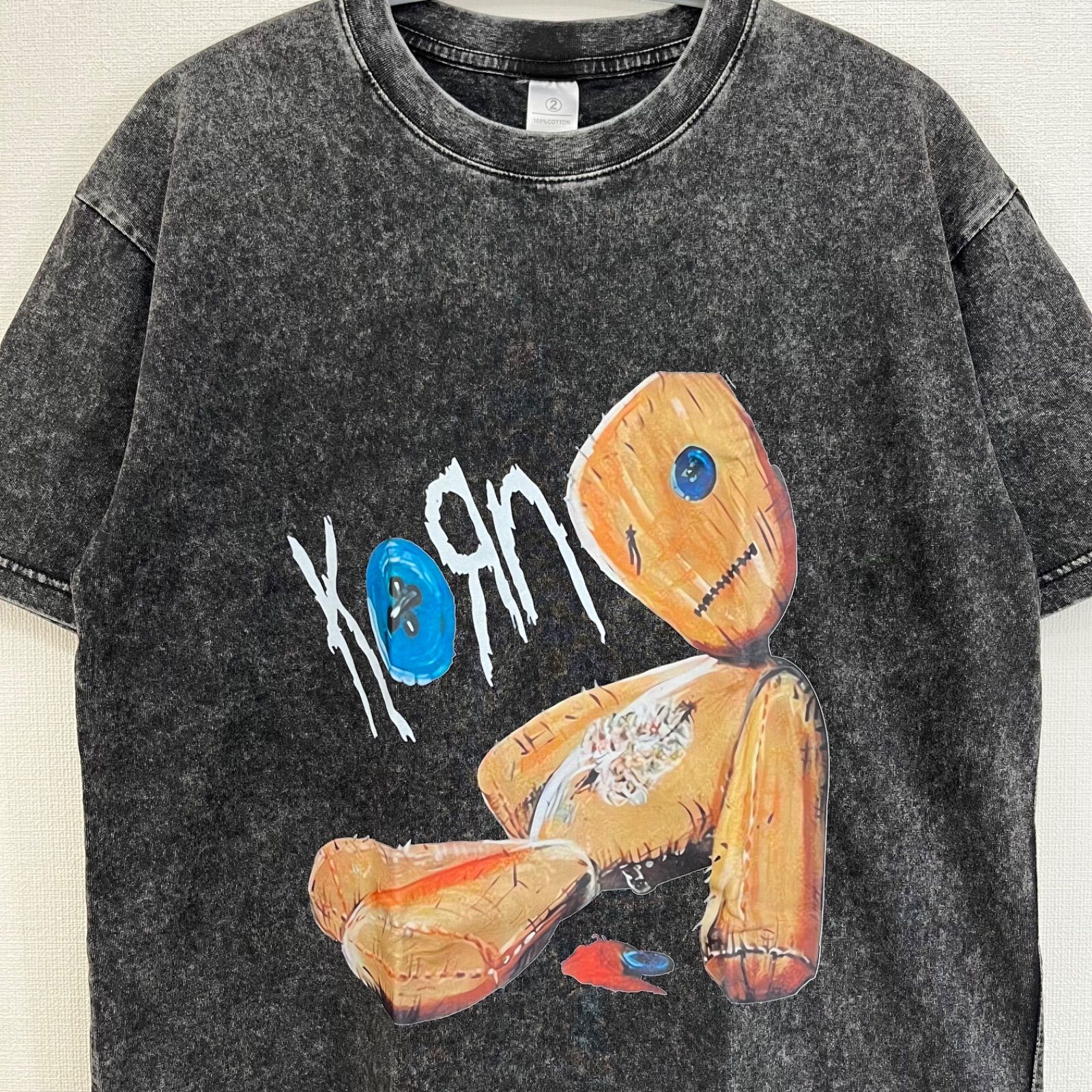 KORN コーン バンドTシャツ Lサイズ ウォッシュド加工 ヴィンテージ 