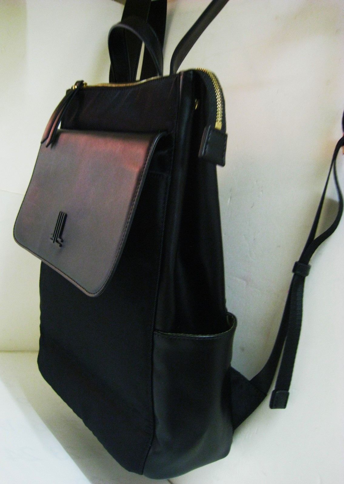 マウロゴヴェルナ　リュック　リアルクロコダイル　マット　ワニ革　茶色　A4◎ マウロゴヴェルナ リュック リアルクロコダイル マット ワニ革