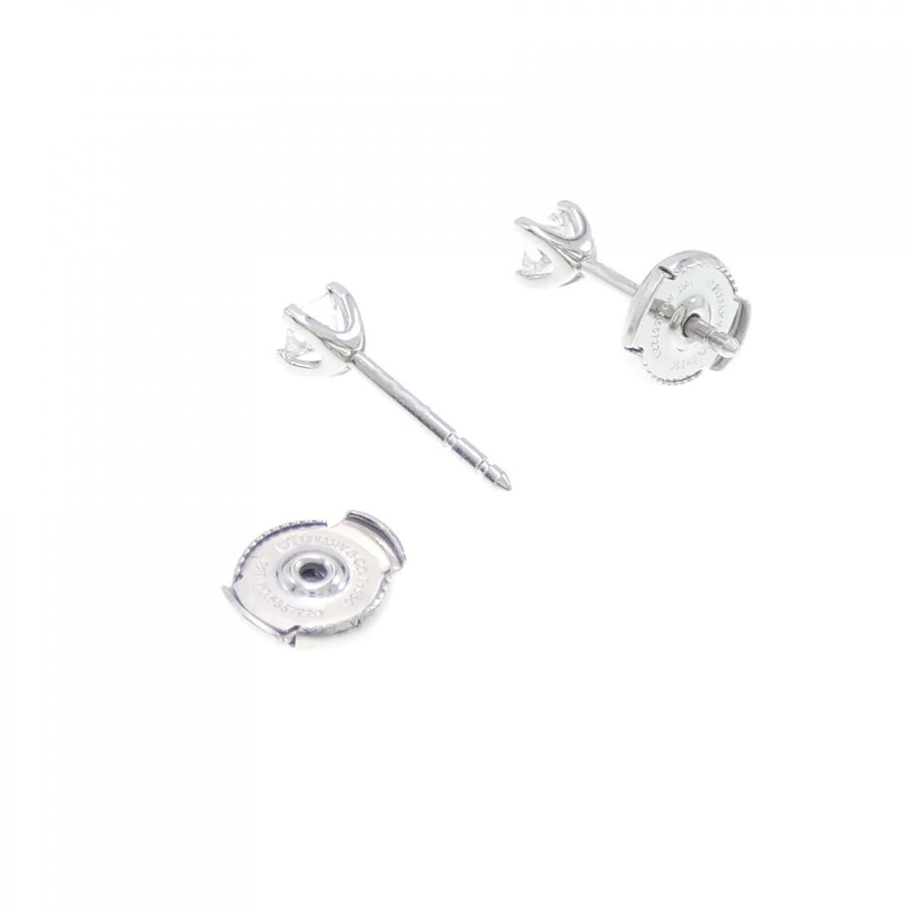 ティファニー ダイヤモンド ピアス 0.18CT 0.19CT F VVS1 - メルカリ