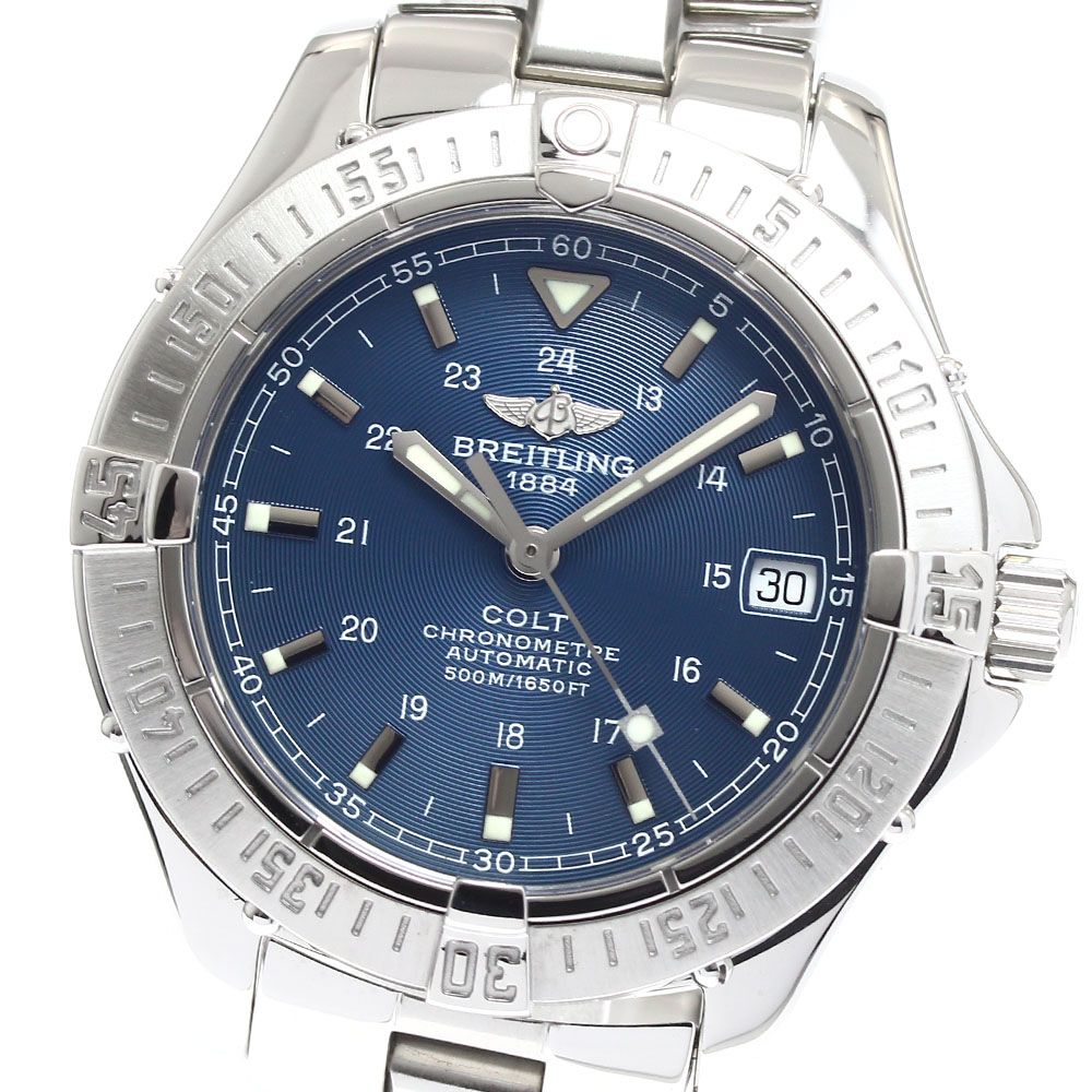 ブライトリング BREITLING A17350 コルトオーシャン デイト 自動巻き メンズ _911211