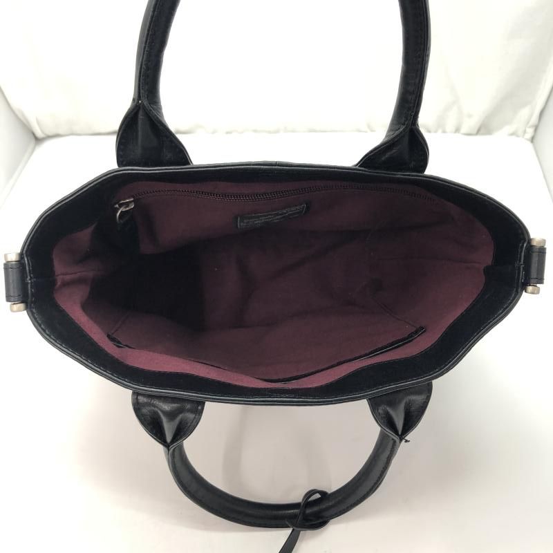 AVIREX トートバッグ　コマーシャルロゴ　2way レザー　本革 中古】AVIREX トートバッグ コマーシャルロゴ 2way レザー