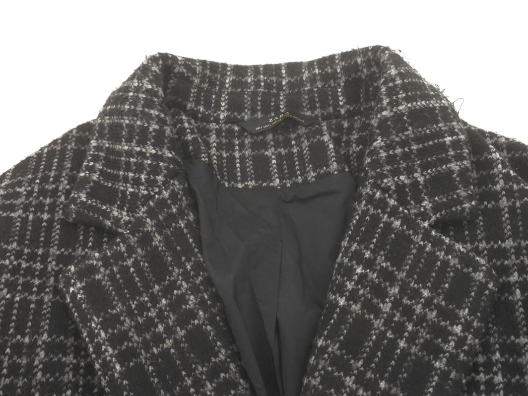 ♤【未使用品】ZARA ザラ チェスターコート メンズ Ｌサイズ 4WAY Amazon.co.jp: ZARA ザラ テクスチャー織地コート メルトン