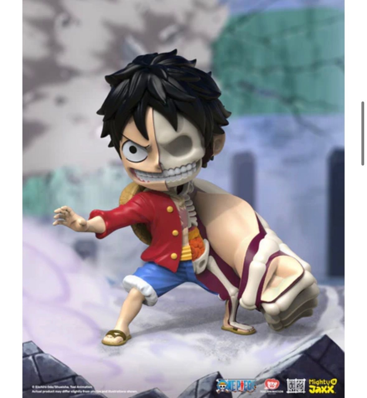 【内袋未開封】Mighty Jaxx ONE PIECE 海外限定　ワンピース ルフィ×ホネなフィギュア】Mighty Jaxx ONE PIECE FREENY'S