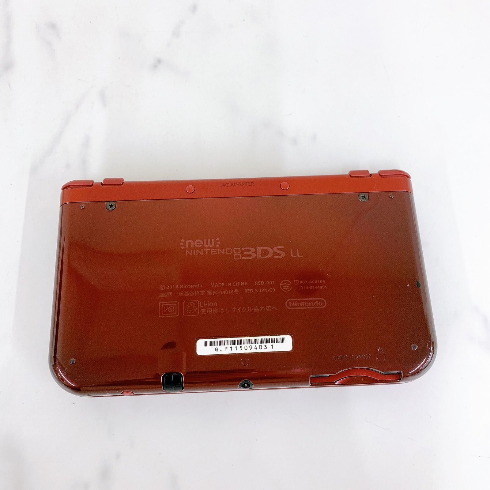 通電確認済み】任天堂 Nintendo new 3ds ll メタリックレッド【ゲーム 