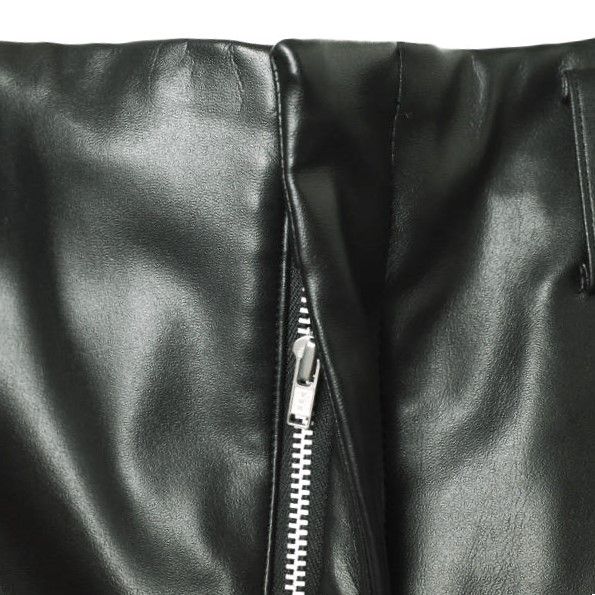 COMME des GARCONS コムデギャルソン 24AW 日本製 Ruffle Faux Leather