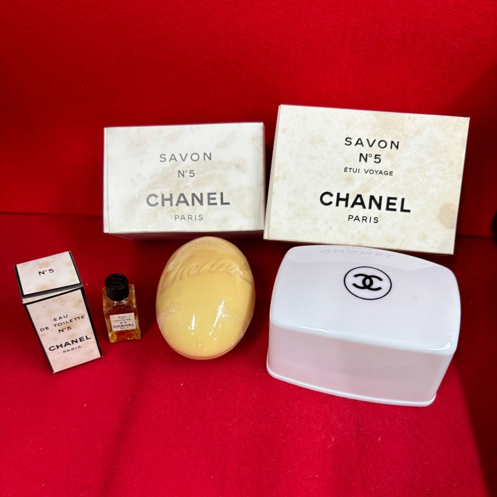 シャネル CHANEL サヴォン No.5 石けん 120g×2個・No.5 オードトワレ 