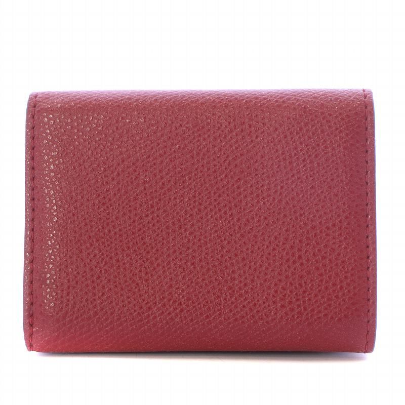 フェンディ三つ折り財布マイクロウォレットエフイズエンボスFF ズッカ