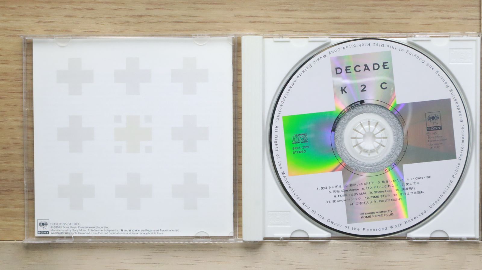 国内盤CD☆米米CLUB/KOME KOME CLUB□ DECADE 【SRCL3185
