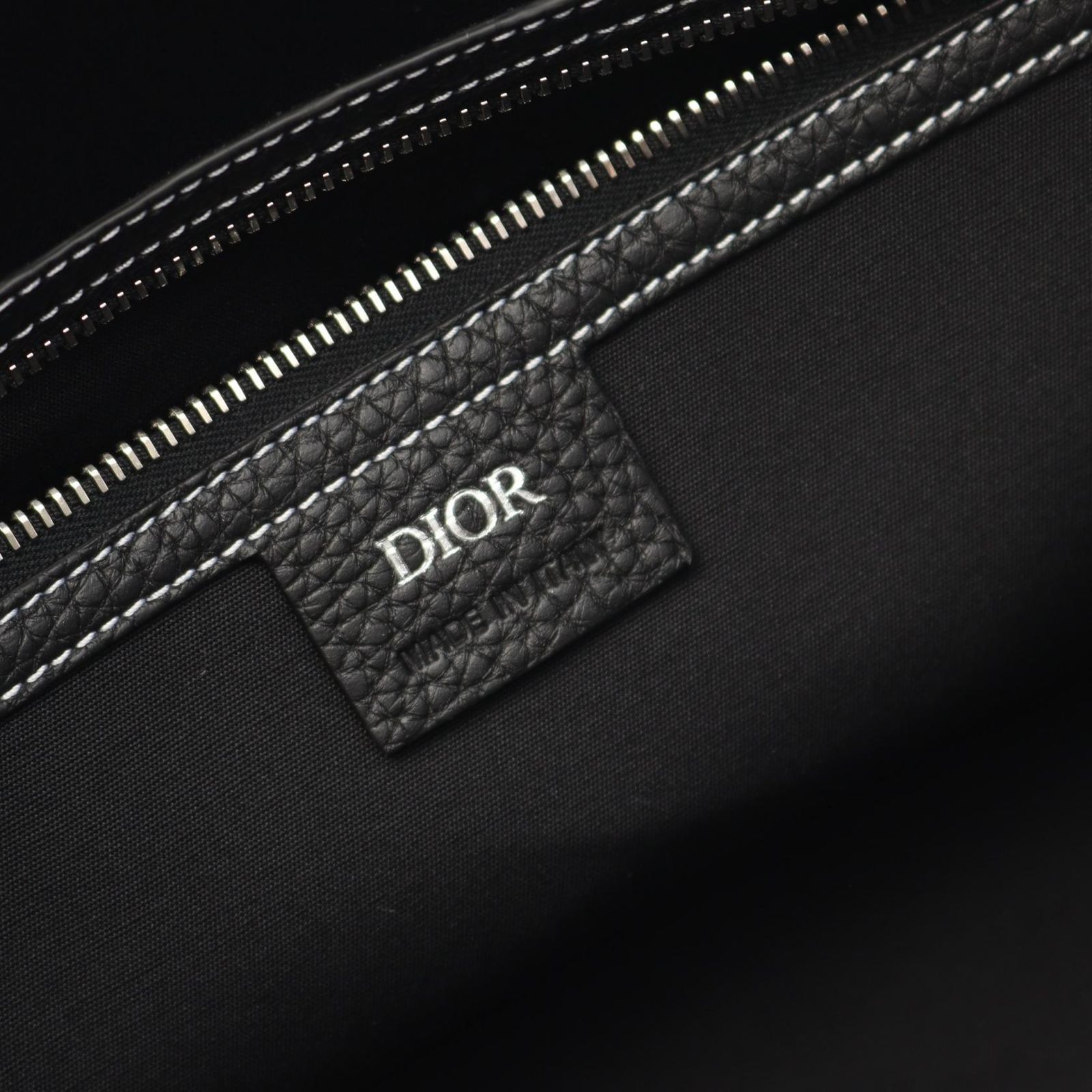 ディオール Dior ボストンバッグ ランゴ50 ブラック レザー