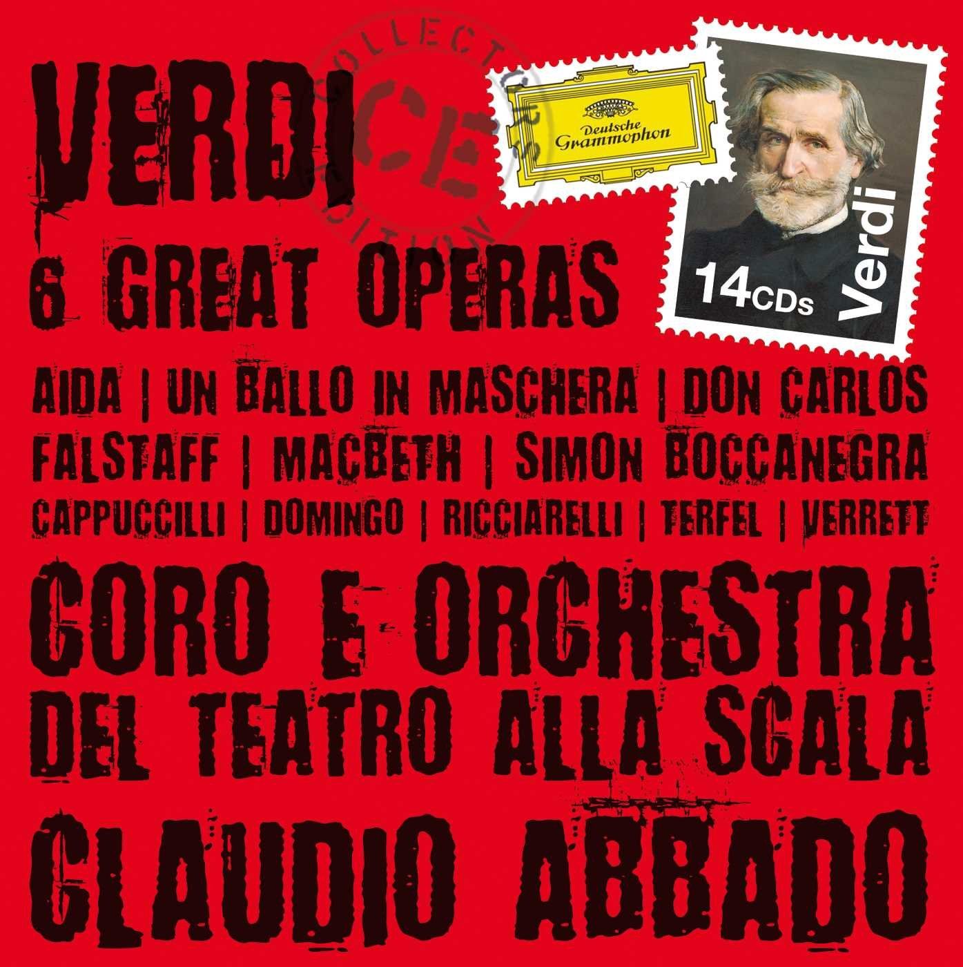 Verdi 6 Great Operas - Aida Un Ballo in Maschera Don Carlos
