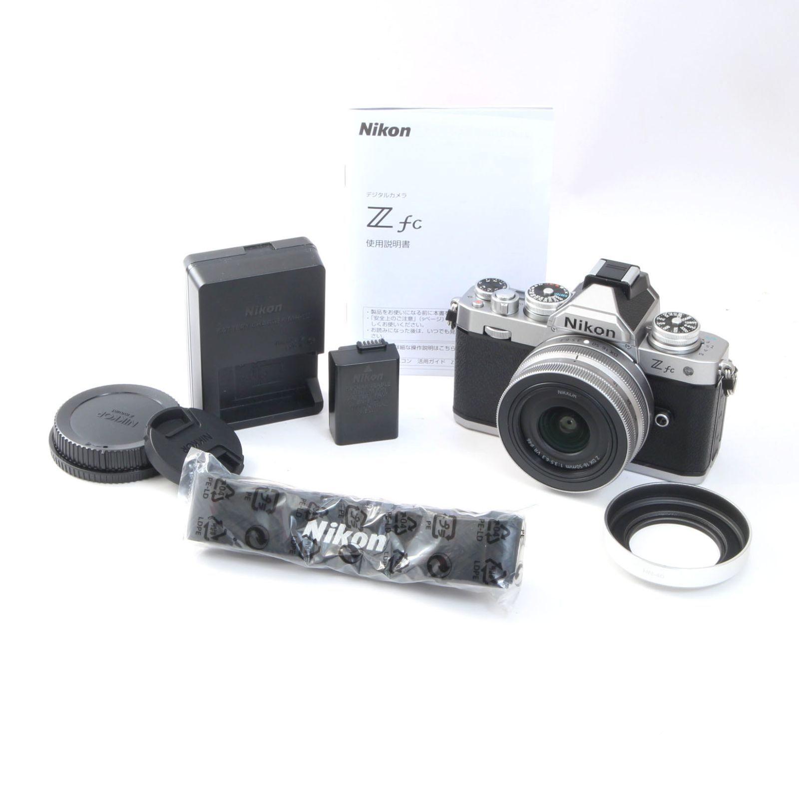 シャッター数1790回 Nikon ニコン Z fc 16 50 mm レンズキット シルバー