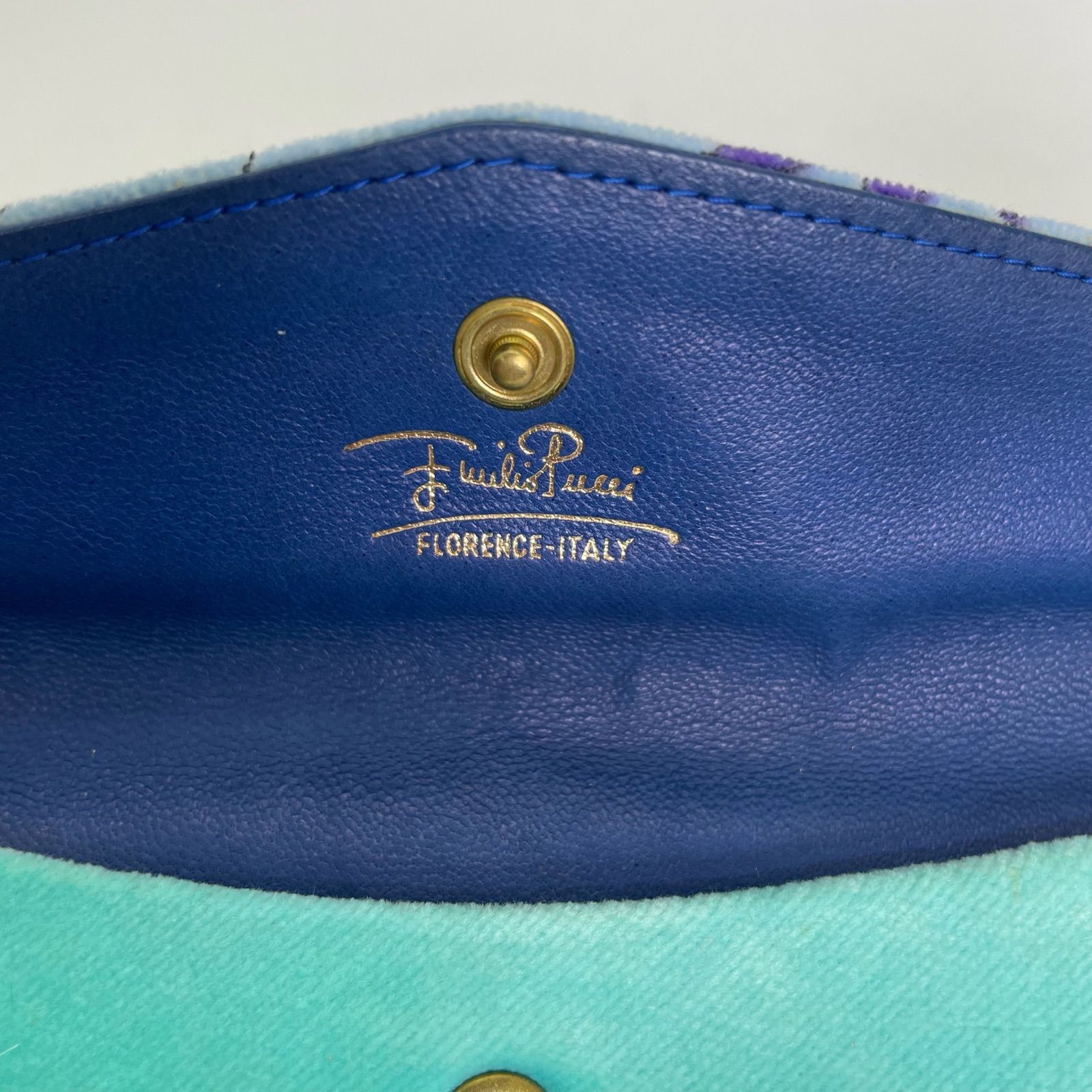 エミリオプッチ ヴィンテージ ウォレット 長財布 ベロア グリーン