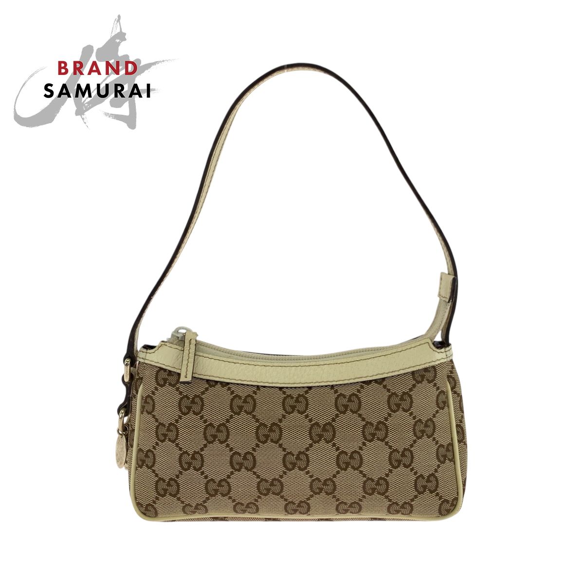 美品 GUCCI グッチ ベージュ アイボリー ゴールド金具 GG GUCCI 