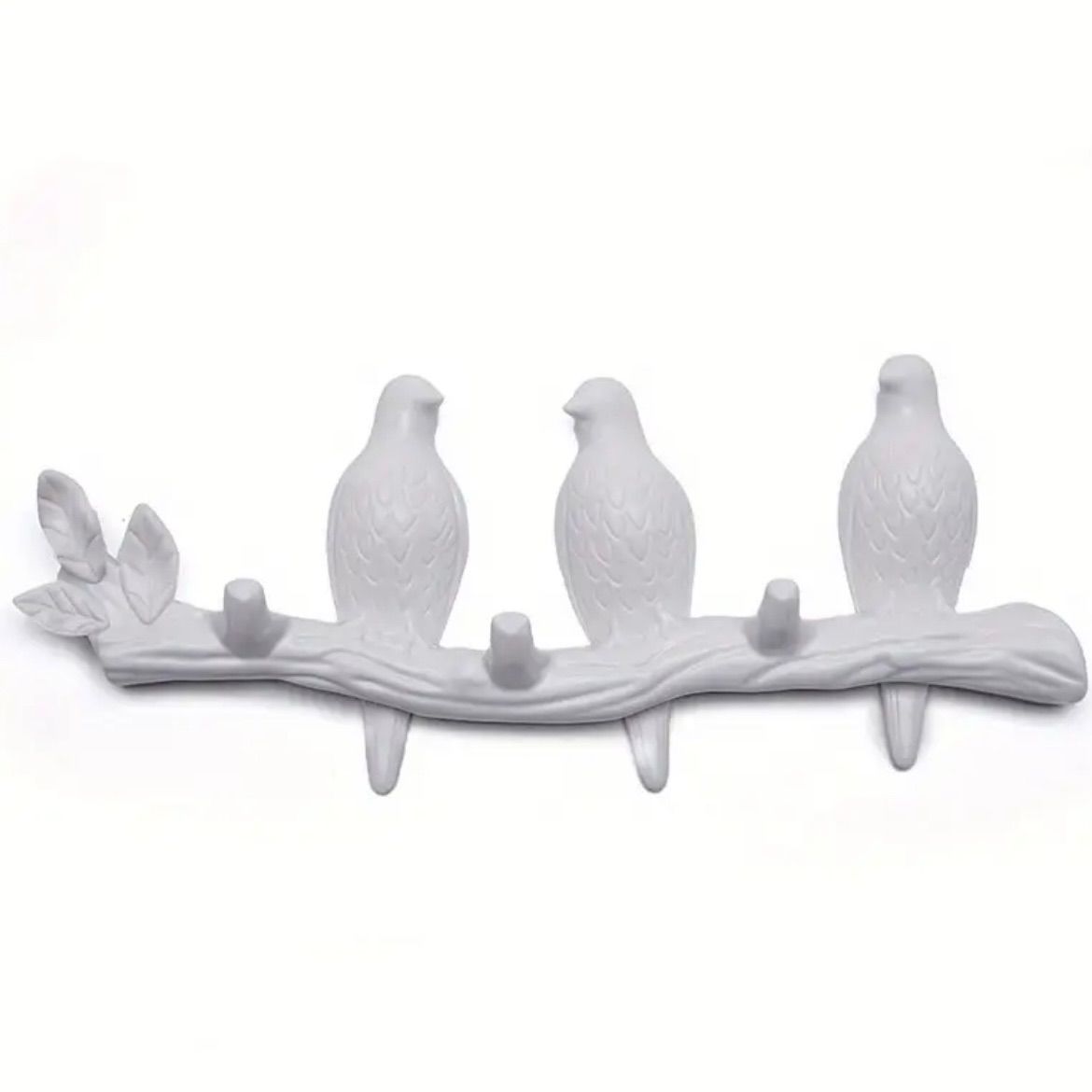 壁掛けフック 鳥型デザイン 穴あけ不要 粘着バッキング仕様 コート 帽子 バッグ 鍵用フック エントランス 子供部屋向け プラスチック製 省スペース ホームデコ シンプルデザイン お洒落 リ
