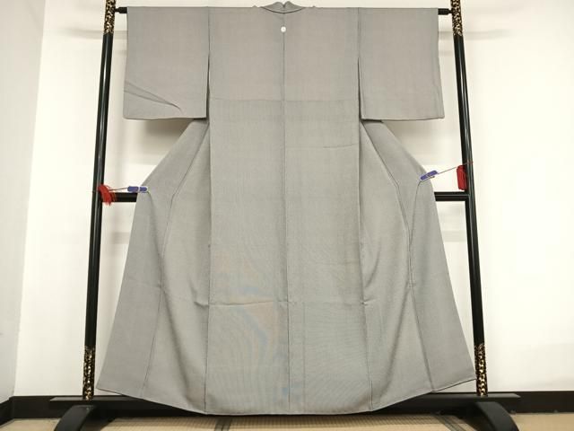 平和屋着物○江戸小紋 万筋 濃藍色×白 正絹 逸品 AAAU0014np - メルカリ