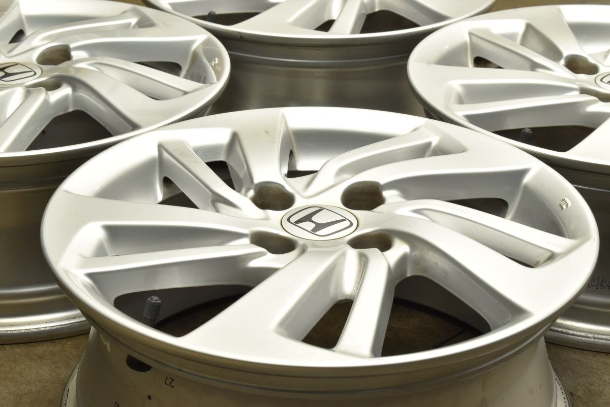 程度良好 ホンダ GK フィット 純正 15in 6J 50 PCD100 アルミ 4本 GP GR GD GE シャトル フリード インサイト グレイス スタッドレス