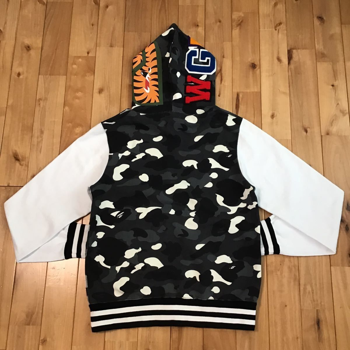 ☆蓄光☆ City camo シャーク パーカー Lサイズ shark full zip hoodie  