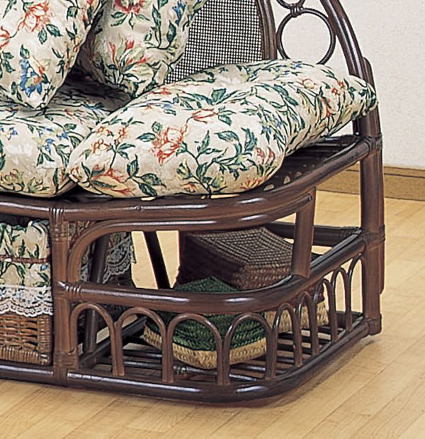 籐カウチソファ ラタンチェア 籐椅子 Y-888 アジアンテイスト