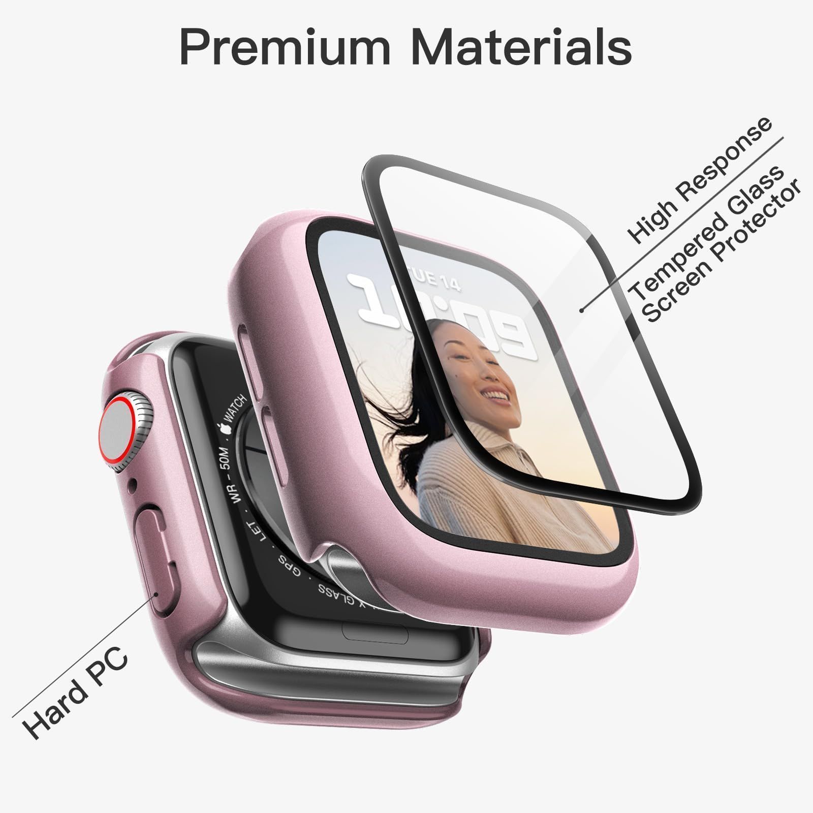 送料無料】ローズゴールド JEDirect Apple Watch SE (2022/2020 ...