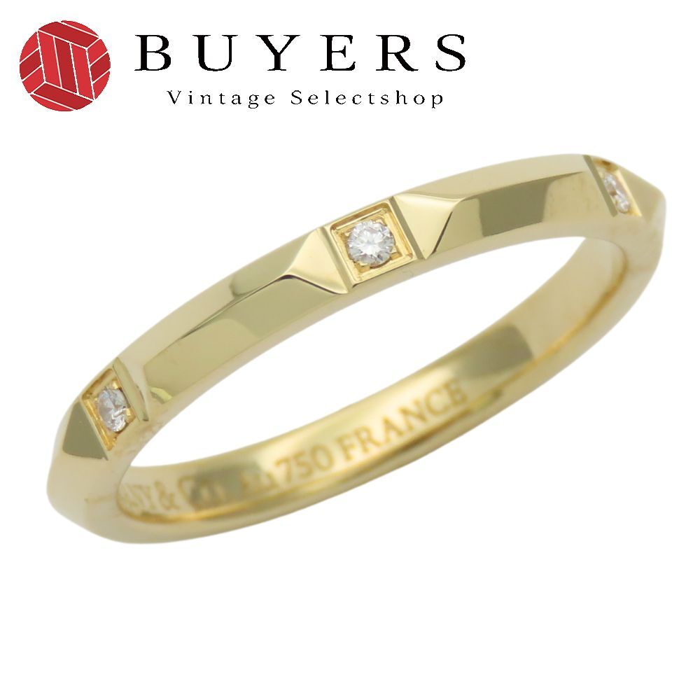 中古】 ティファニー リング・指輪 トゥルーバンドリング K18YG  