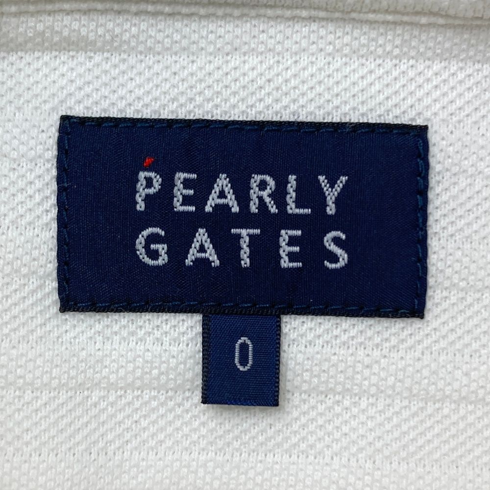 サイズ：0 PEARLY GATES パーリーゲイツ 長袖ポロシャツ ボタン