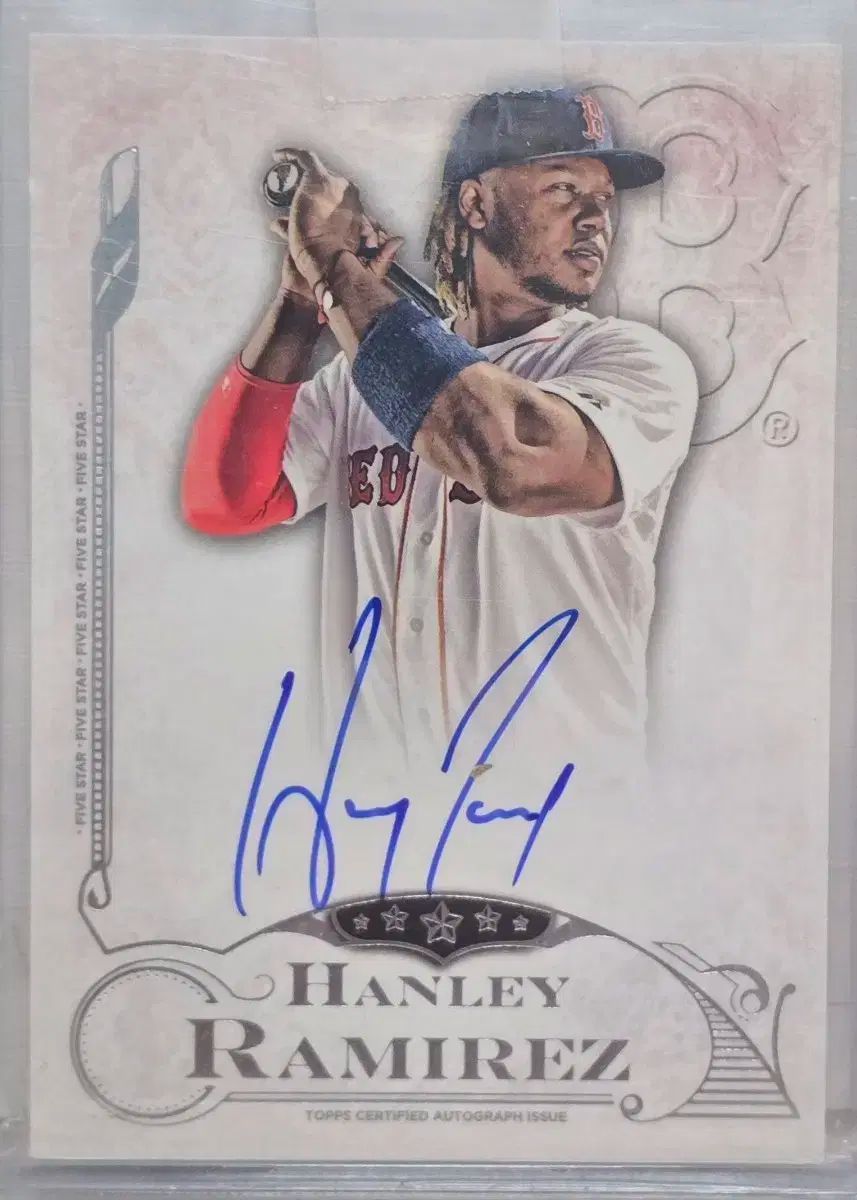 2015 TOPPS トップス 5 スター ヘンリー ラミレス オンオート