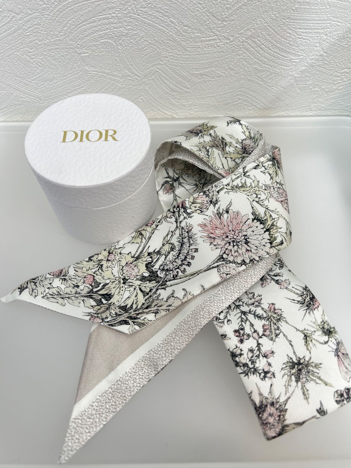 箱付き　Dior ツイリー　ディオール　スカーフ　ミッツァ 新品未使用】Dior ディオール ミッツァ スカーフ／ツイリー