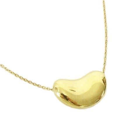 ティファニー TIFFANY & CO. K18YG ビーンズ ネックレス 7.25g ティファニー TIFFANY & CO. K18YG ビーンズ ネックレス 7.25g