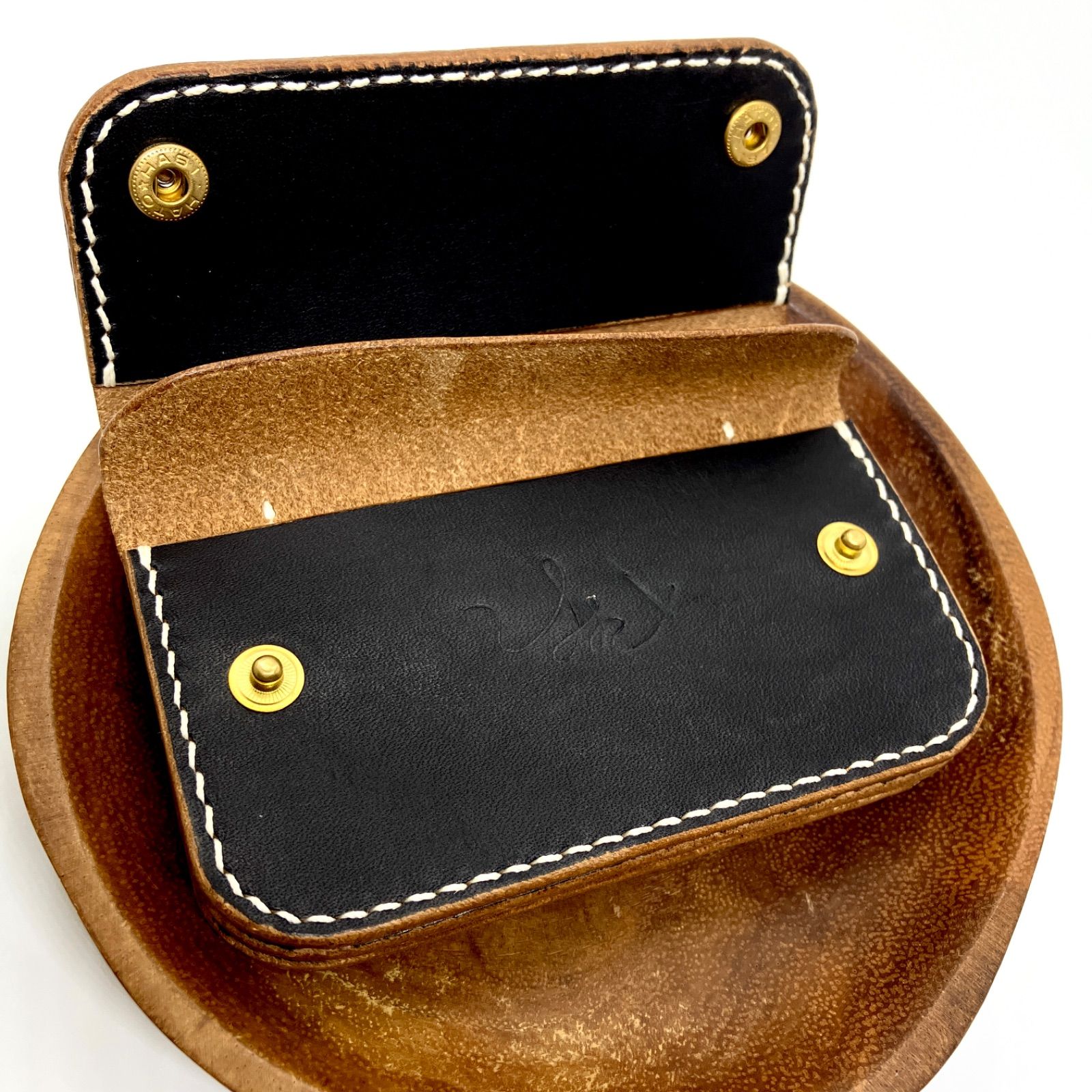 国産ヌメ革 茶芯