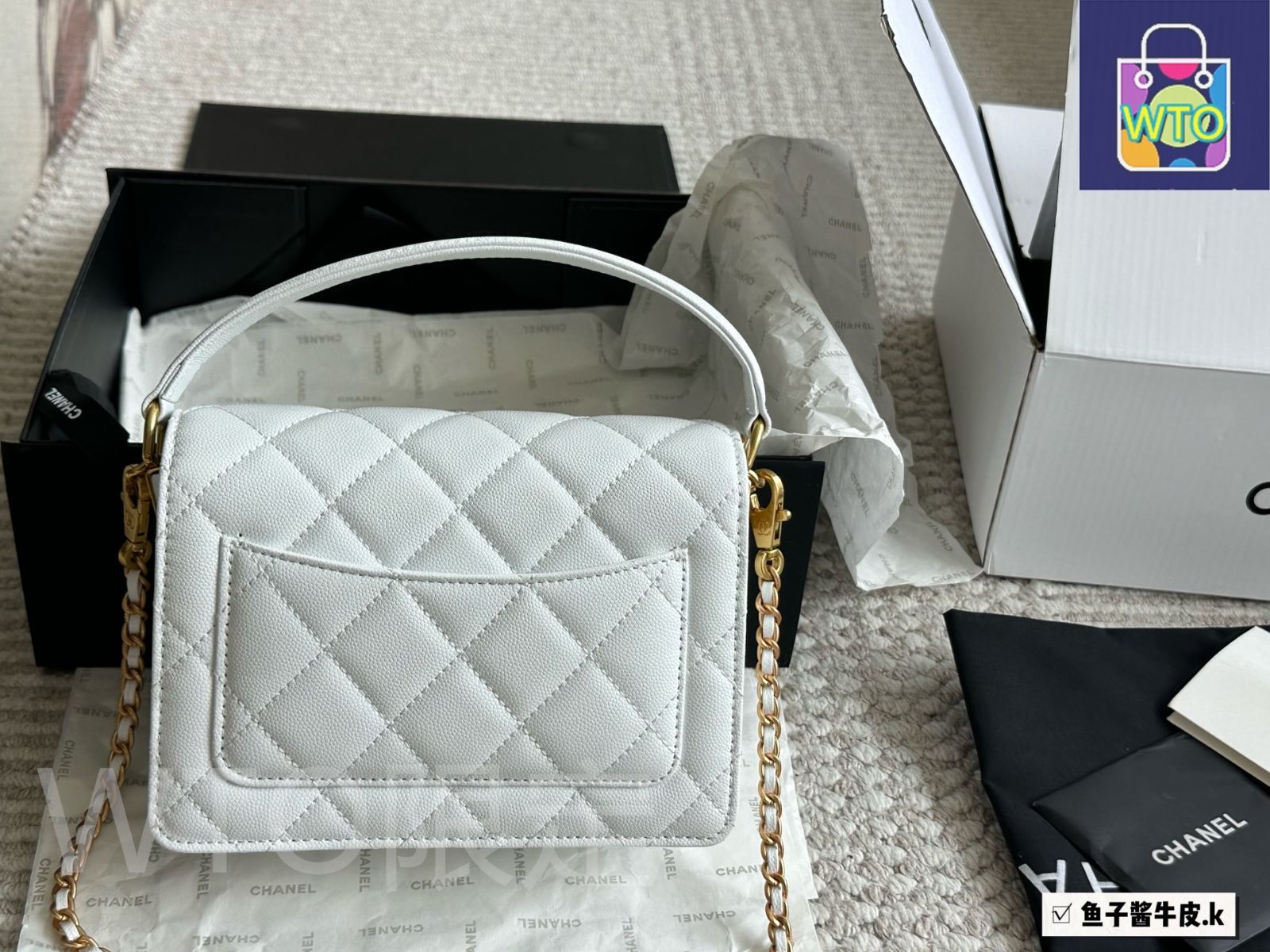 今日特価】Chanel 24K シャネル 24K ハンドル フラップバッグ
